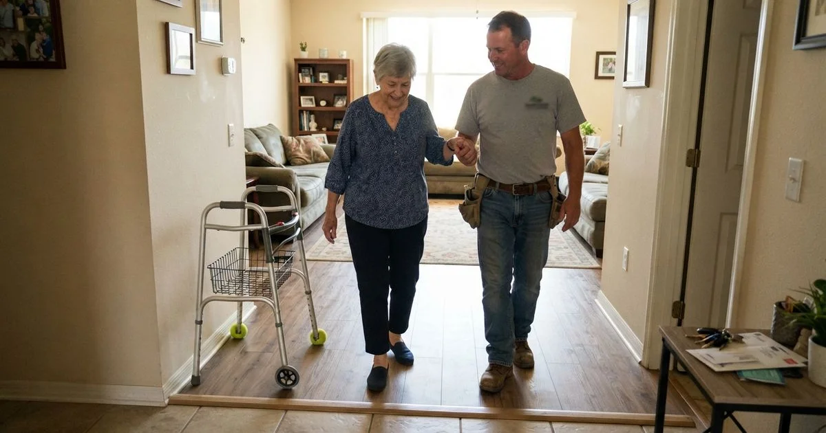 Safer flooring for aging parents or a loved one with mobility issues